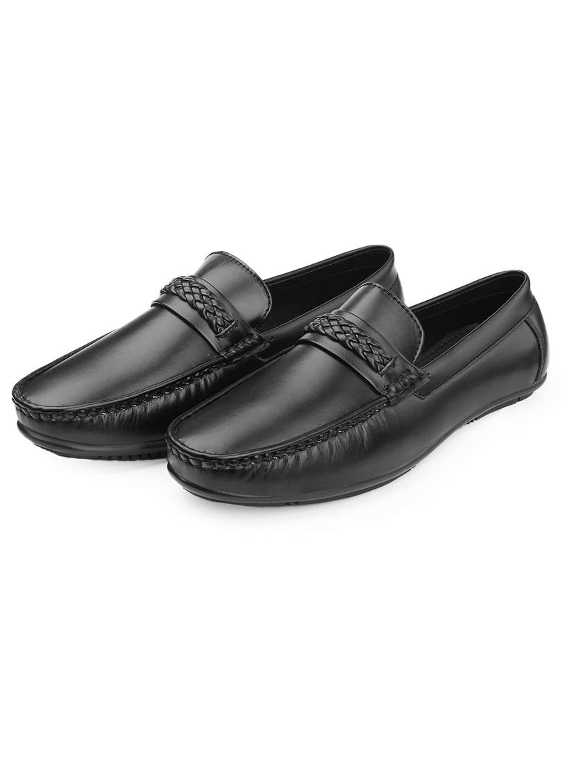 men black slip on loafer - 22069167 -  Standard Image - 2