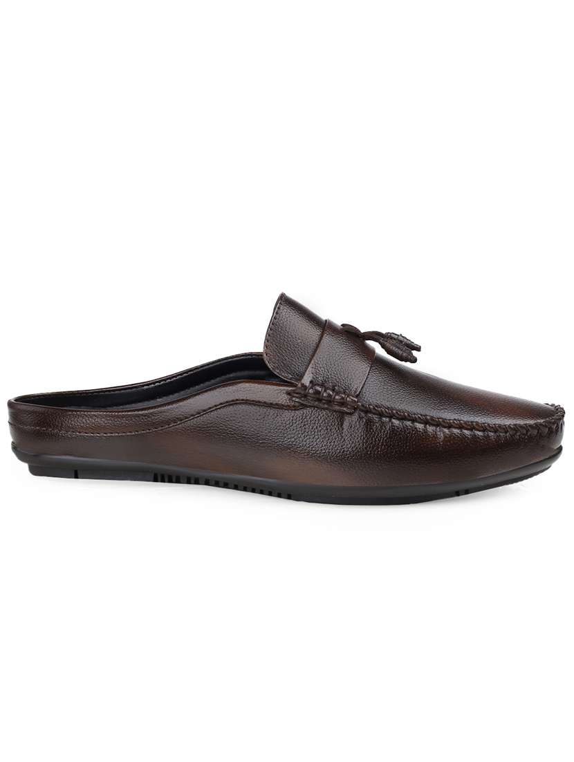 men brown slip on loafer - 22069172 - Standard Image - 2