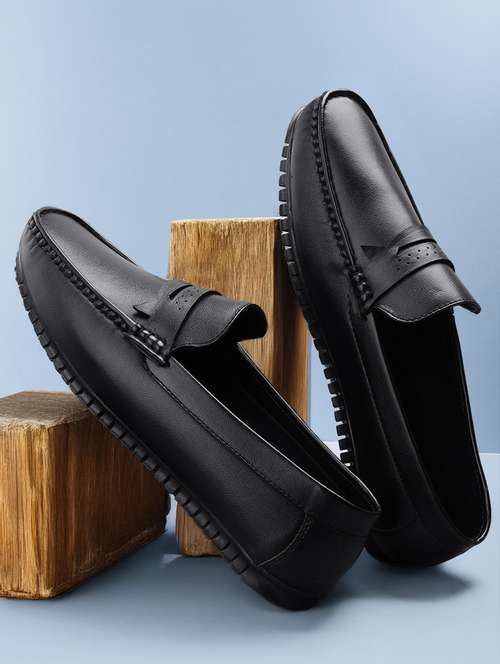 men black slip on loafer - 22069176 - Standard Image - 0