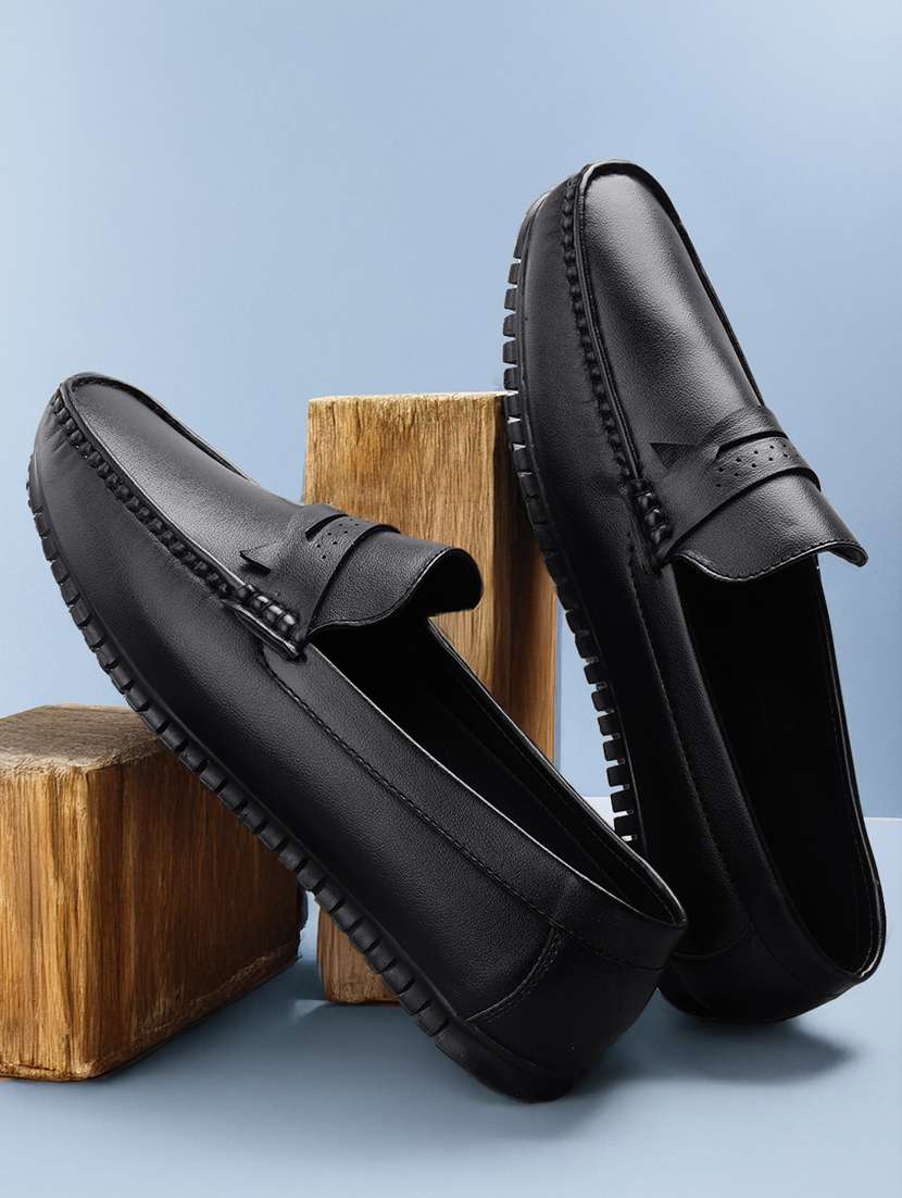 men black slip on loafer - 22069176 - Zoom Image - 0