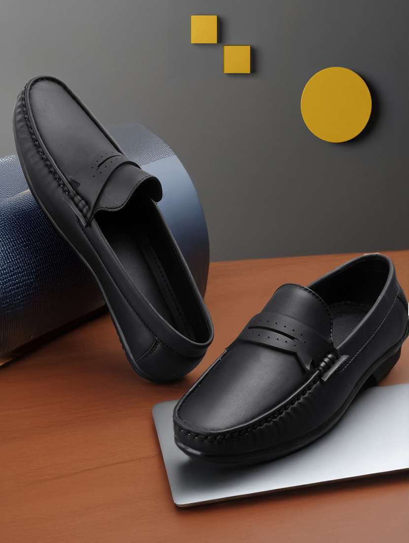 men black slip on loafer - 22069178 - Zoom Image - 0