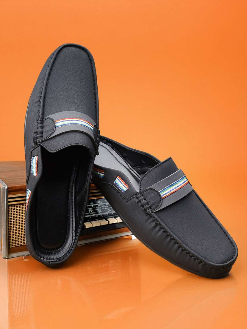 men black slip on loafer
