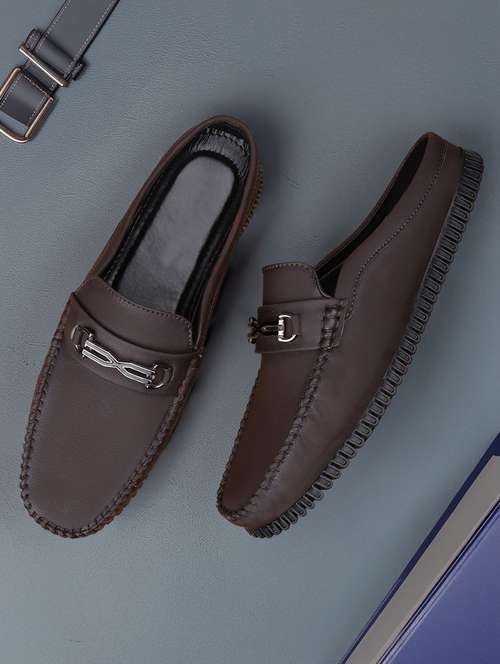 men brown slip on loafer - 22069180 - Standard Image - 0
