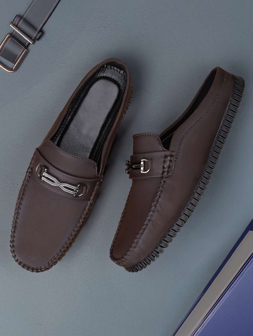 men brown slip on loafer - 22069180 - Zoom Image - 0