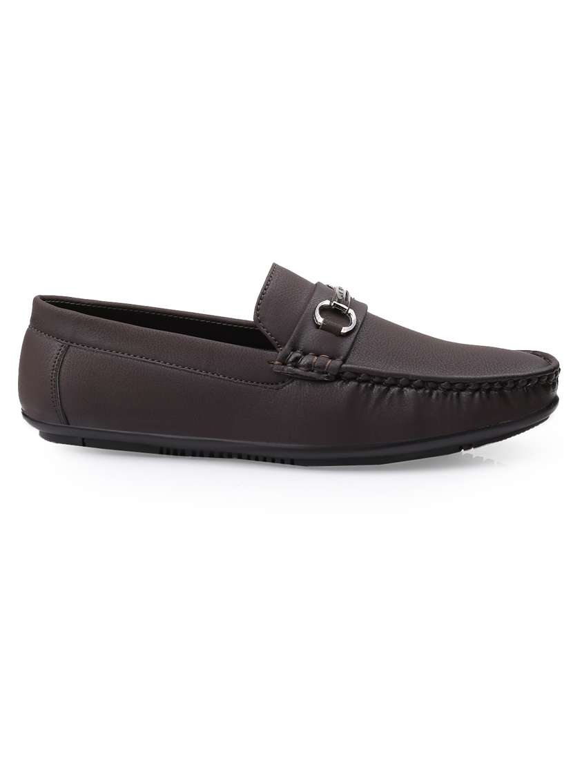 men brown slip on loafer - 22069184 - Standard Image - 2
