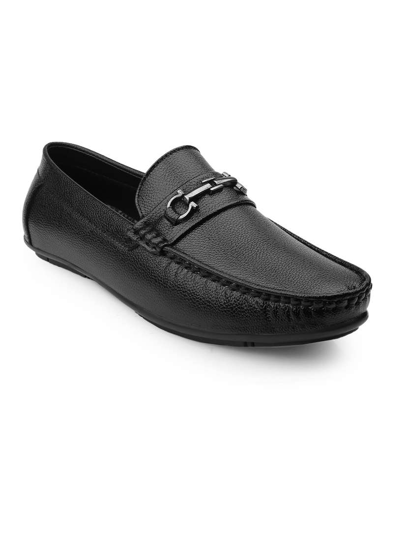 men black slip on loafer - 22069186 - Standard Image - 2