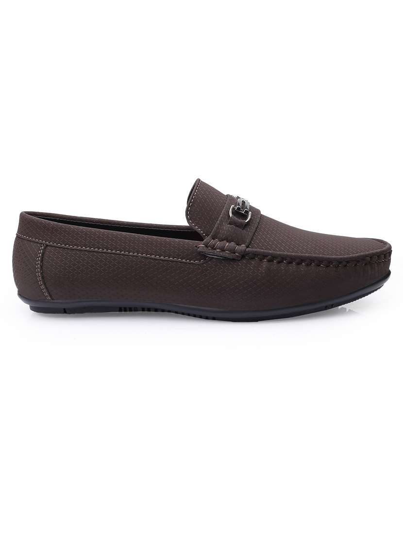 men brown slip on loafer - 22069187 - Standard Image - 2