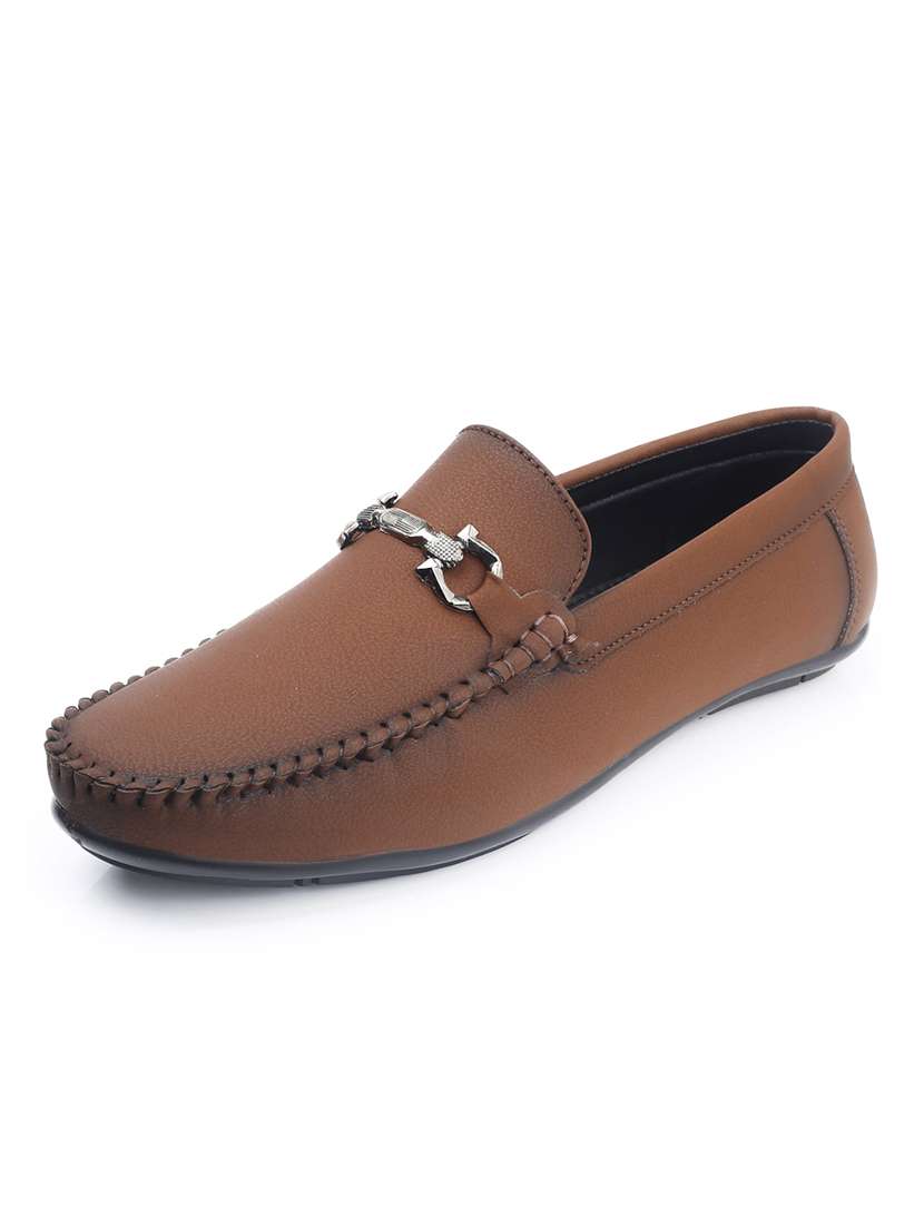 men tan slip on loafer - 22069197 - Standard Image - 2