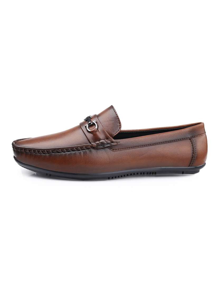 men tan slip on loafer - 22069198 - Standard Image - 2