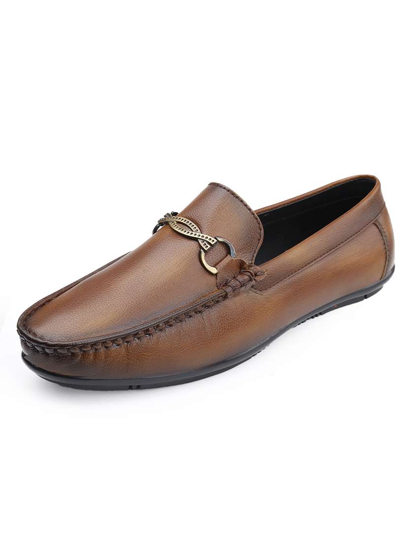 men tan slip on loafer - 22069199 - Standard Image - 2