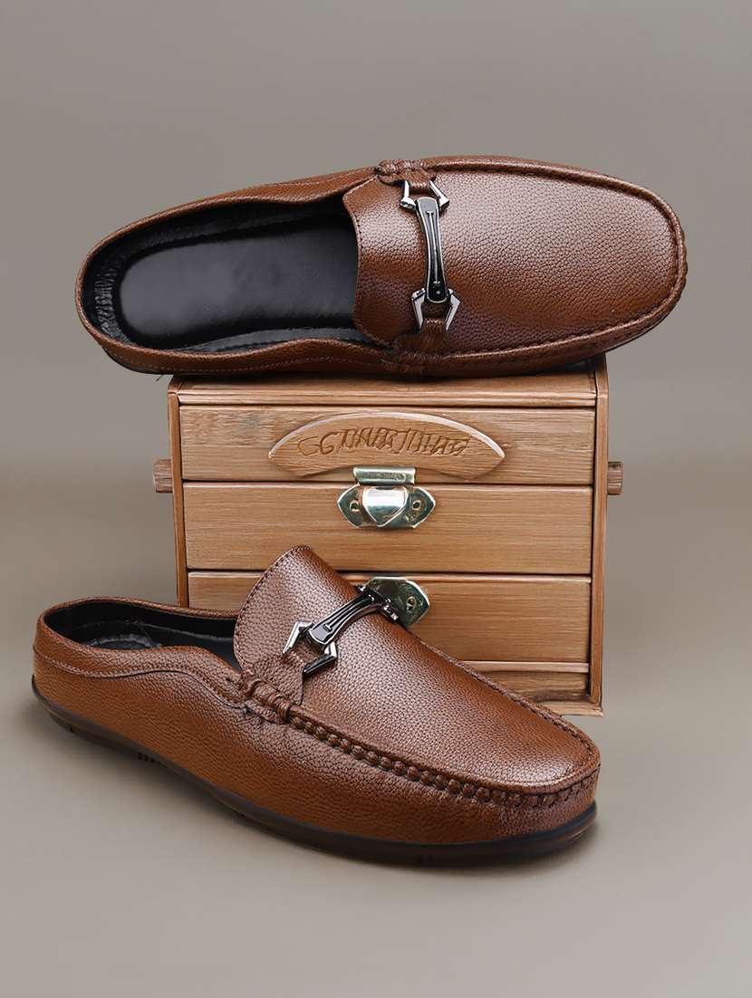 men tan slip on loafer - 22069203 - Zoom Image - 0