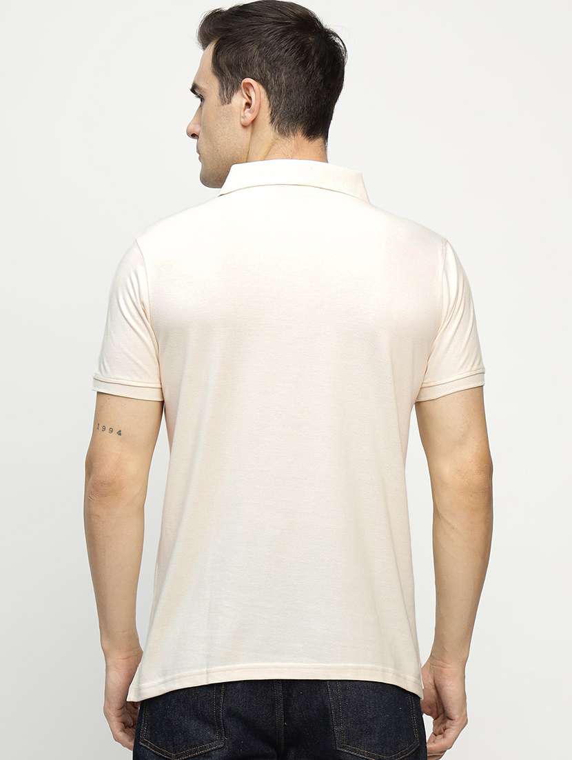 men solid short sleeve regular fit polo t-shirt - 22069253 -  Standard Image - 2