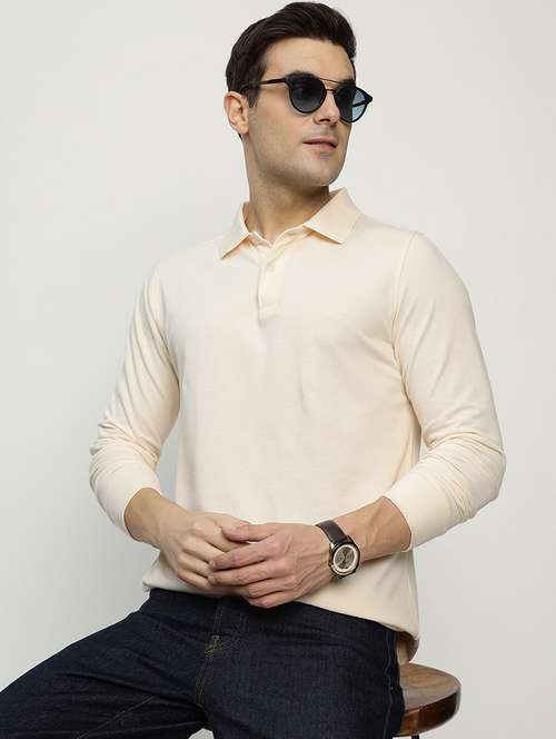 men solid short sleeve regular fit polo t-shirt - 22069256 -  Standard Image - 0