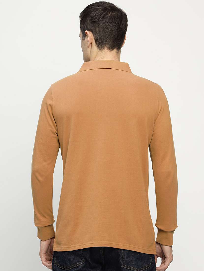 men solid short sleeve regular fit polo t-shirt - 22069257 -  Standard Image - 2