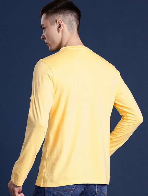 men solid long sleeve regular fit t-shirt - 22069274 -  Standard Image - 2