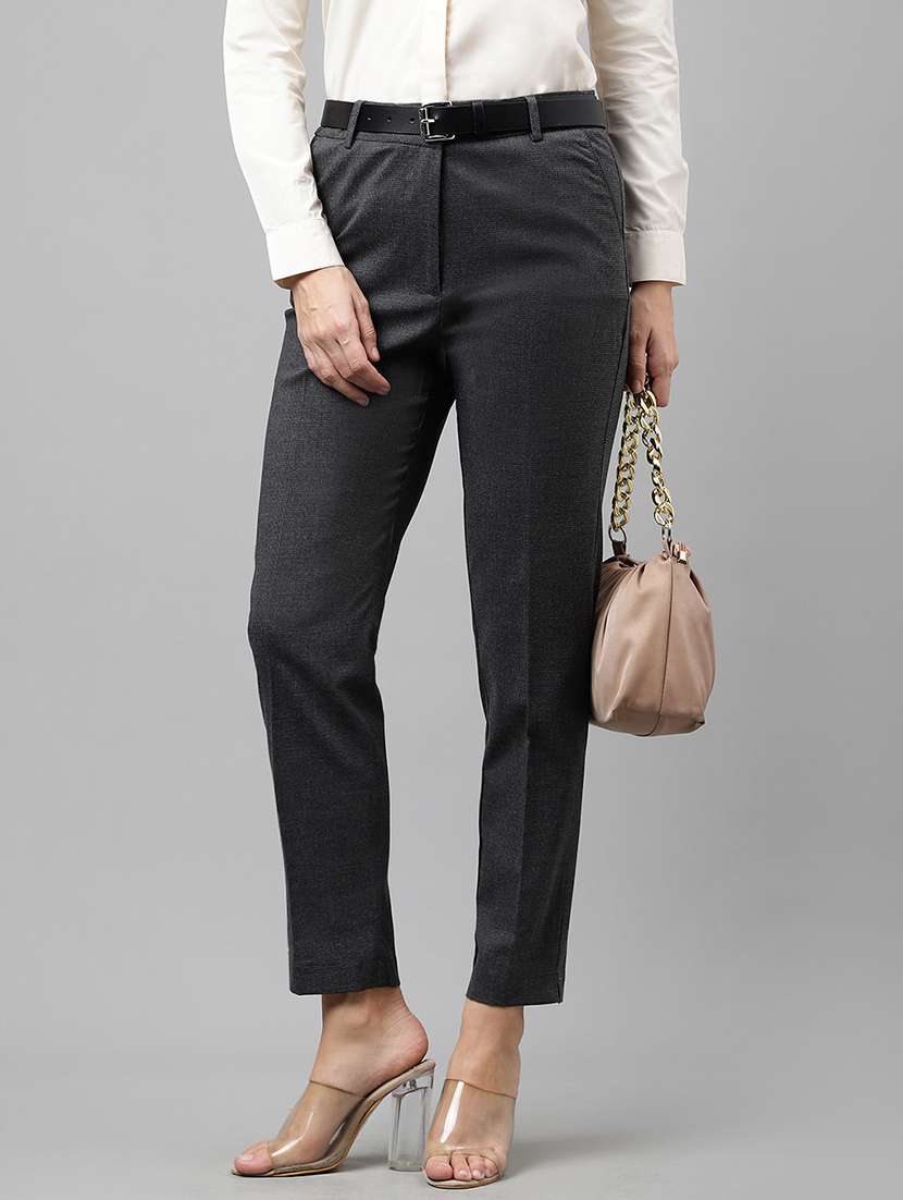 grey viscose trousers