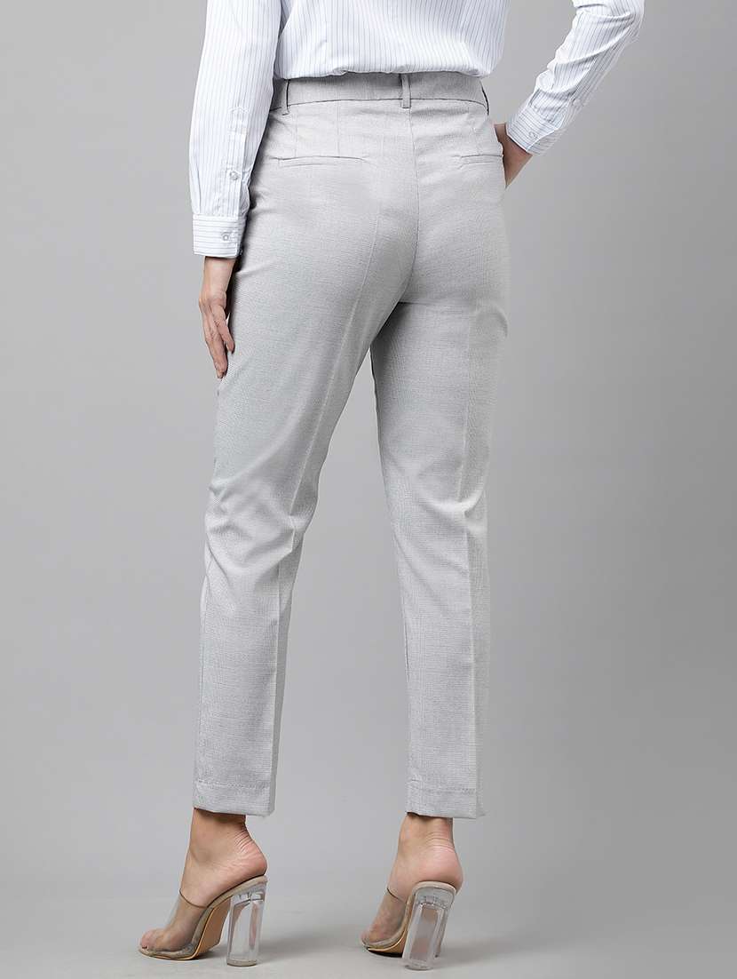 grey viscose trousers - 22069317 -  Standard Image - 2