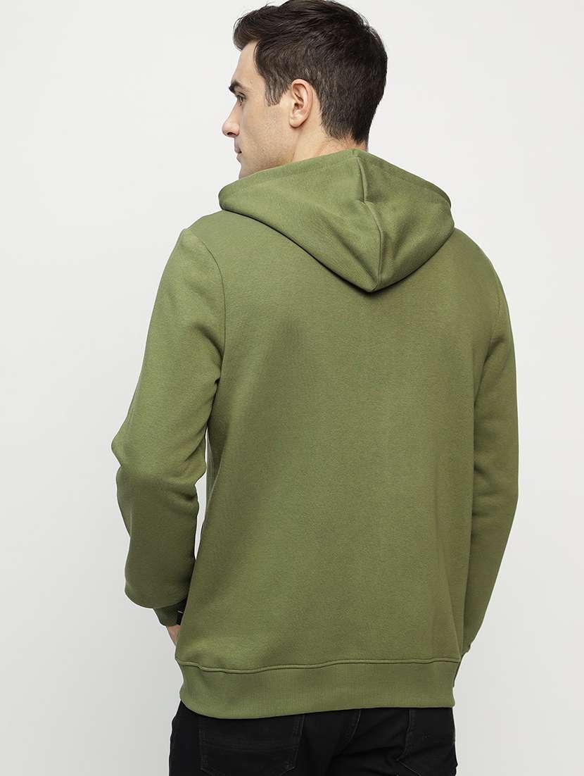 men solid long sleeve hooded sweatshirt - 22069482 -  Standard Image - 2