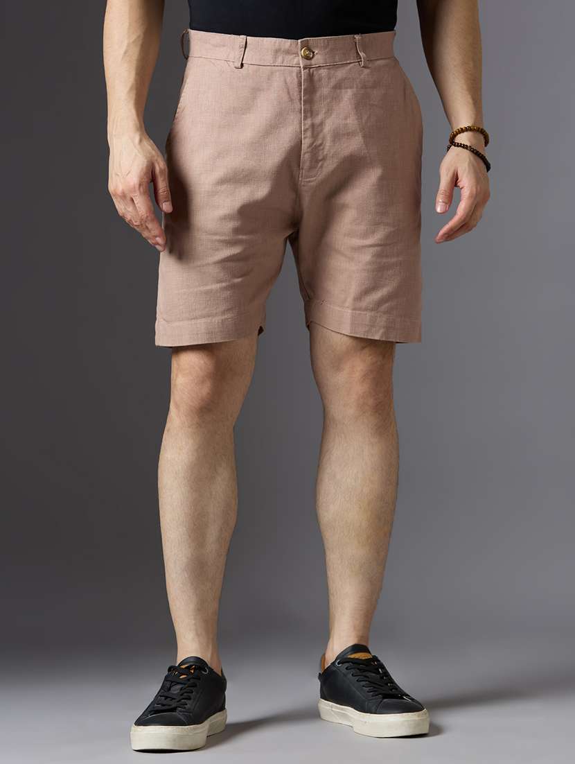 men self design mid rise regular fit shorts - 22069676 -  Zoom Image - 0