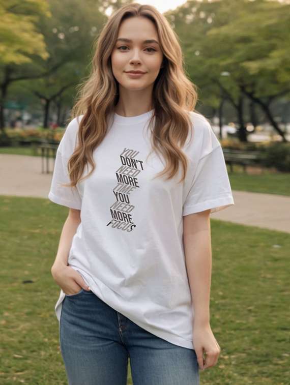 women printed short sleeve regular fit t-shirt
