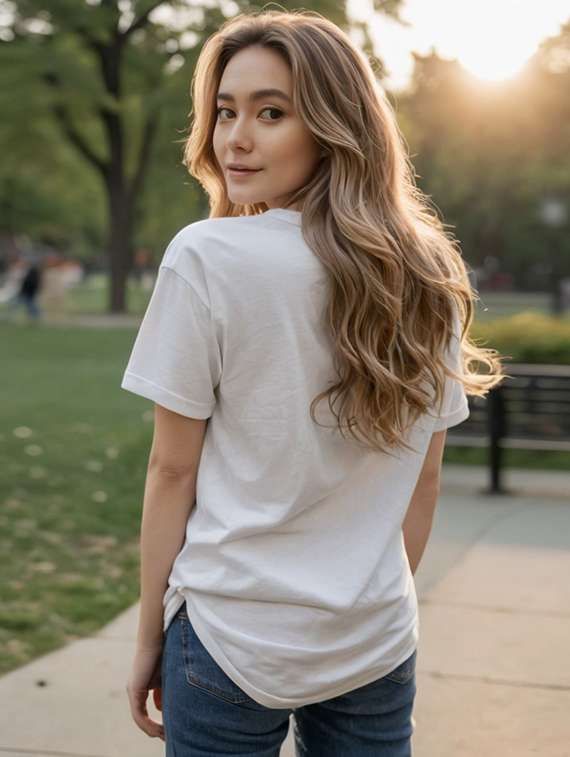 women printed short sleeve regular fit t-shirt - 22069791 -  Standard Image - 2