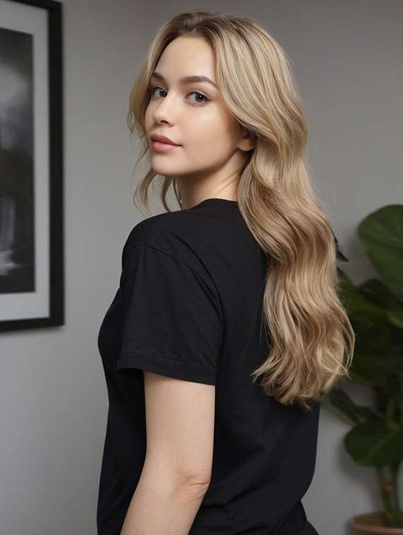 women solid short sleeve oversized t-shirt - 22069793 -  Standard Image - 2