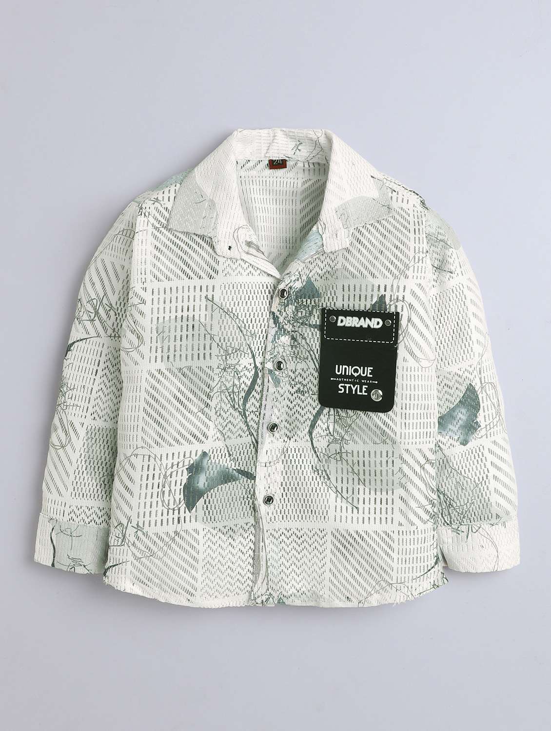 boys printed shirt and trouser with t-shirt set - 22070245 -  Standard Image - 2