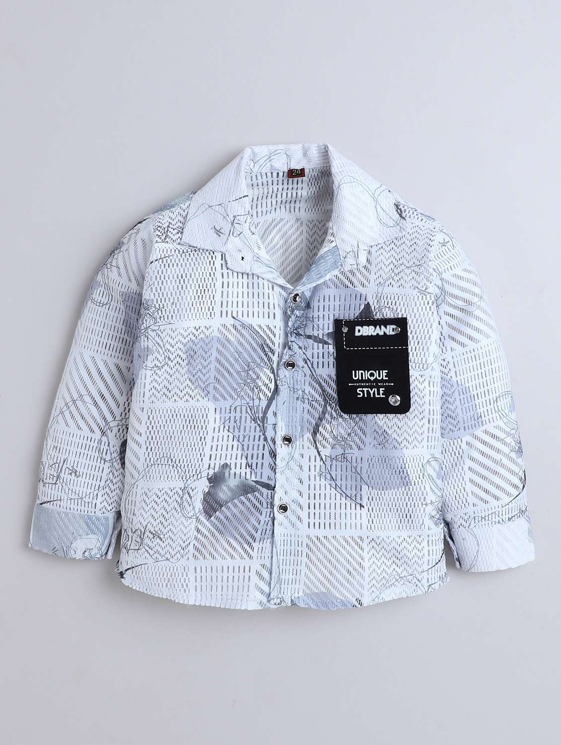 boys printed shirt and trouser with t-shirt set - 22070246 -  Standard Image - 2