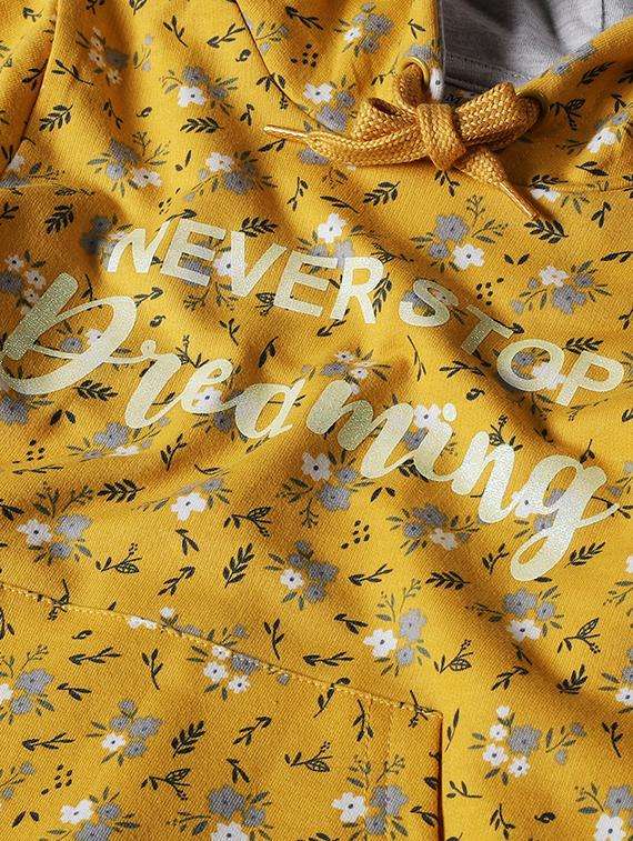 boys printed long sleeve hooded sweatshirt - 22070378 -  Standard Image - 2