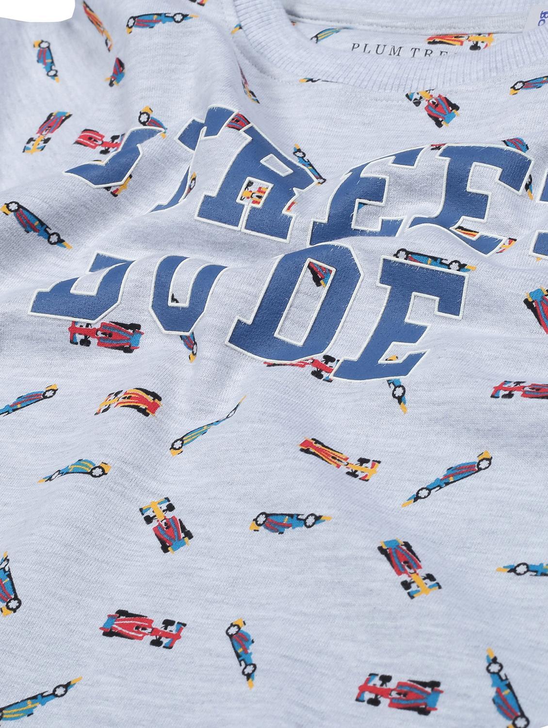 boys printed long sleeve sweatshirt - 22070414 - Standard Image - 2