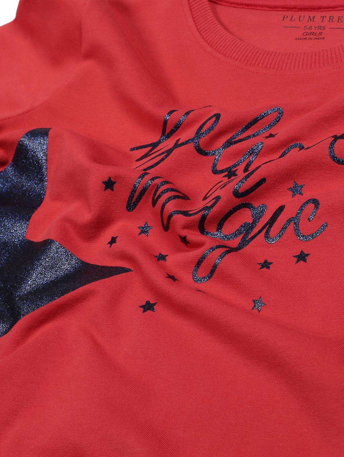 girls printed long sleeve sweatshirt - 22070484 - Standard Image - 2