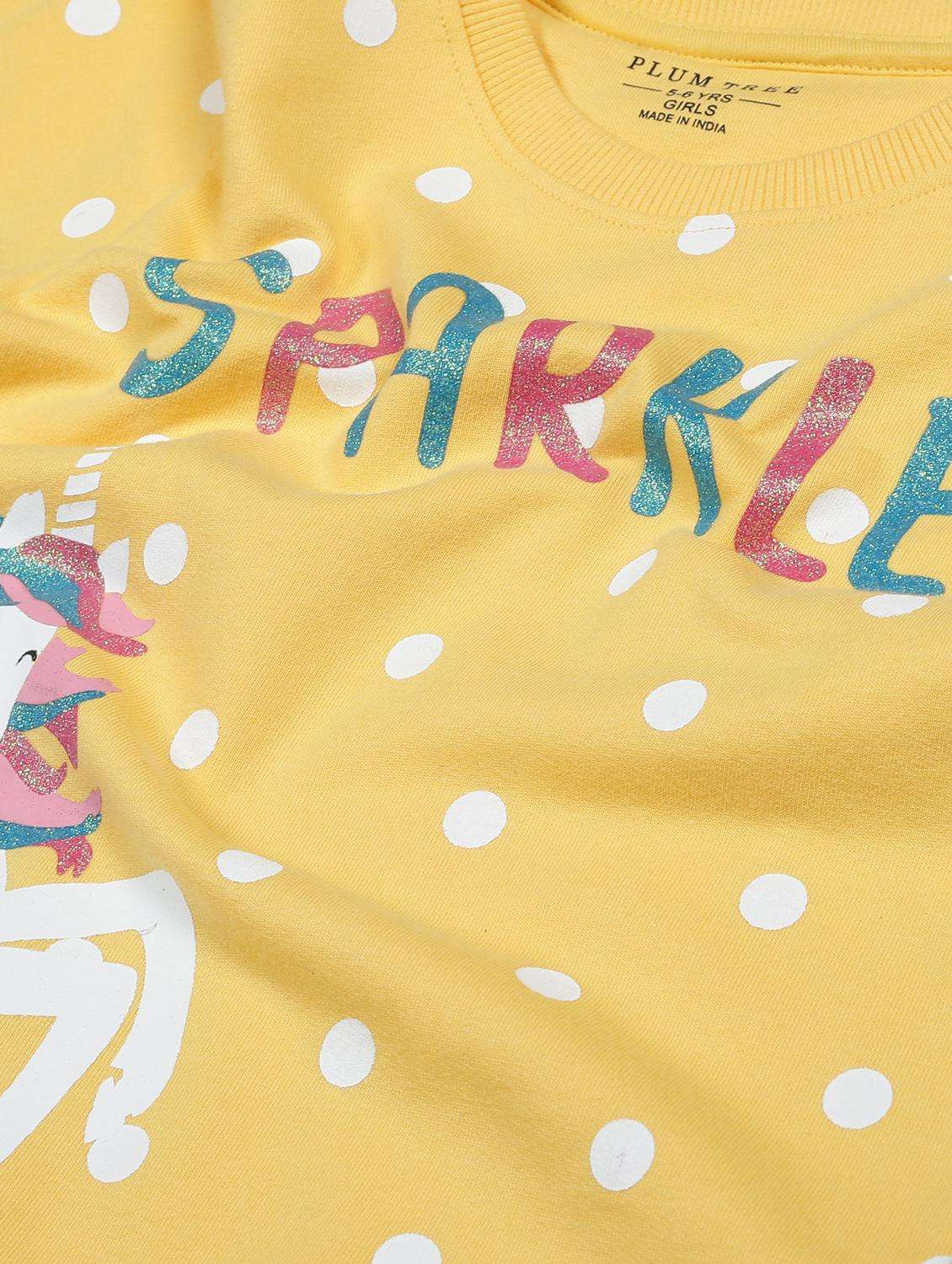 girls printed long sleeve sweatshirt - 22070490 - Standard Image - 2
