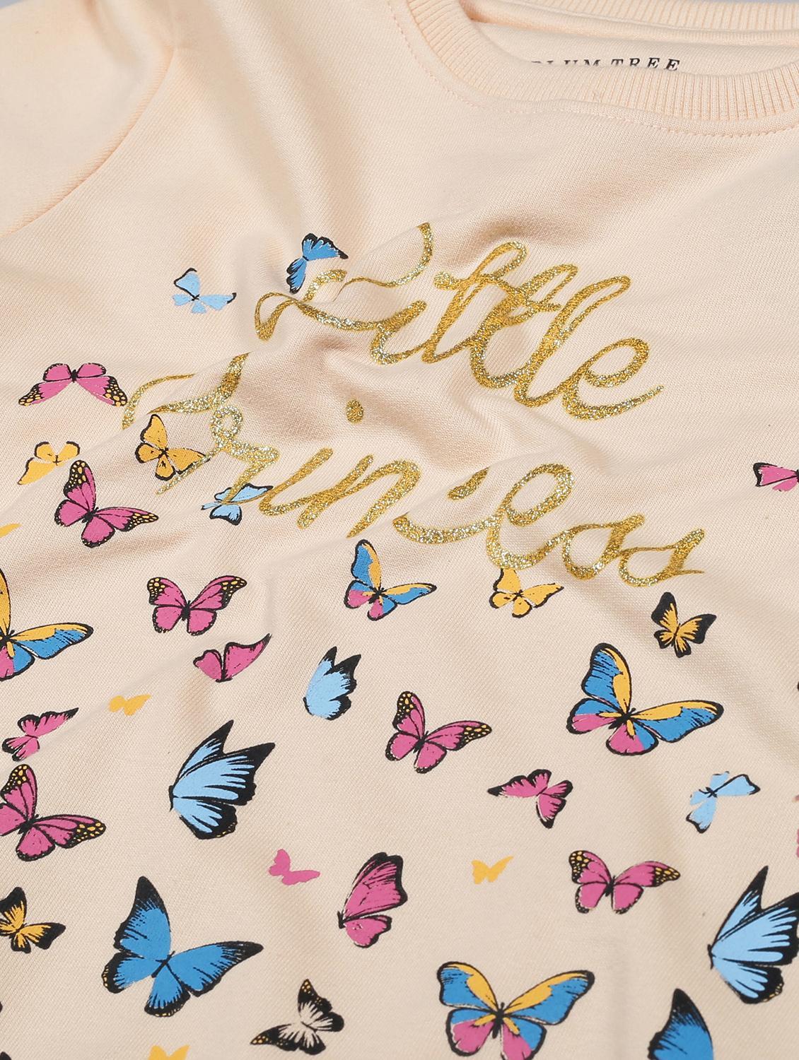 girls printed long sleeve sweatshirt - 22070493 - Standard Image - 2
