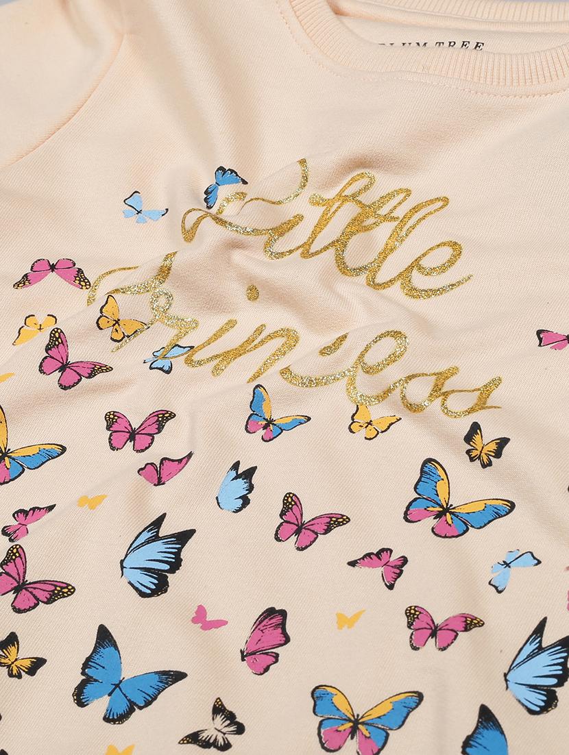 girls printed long sleeve sweatshirt - 22070494 - Standard Image - 2