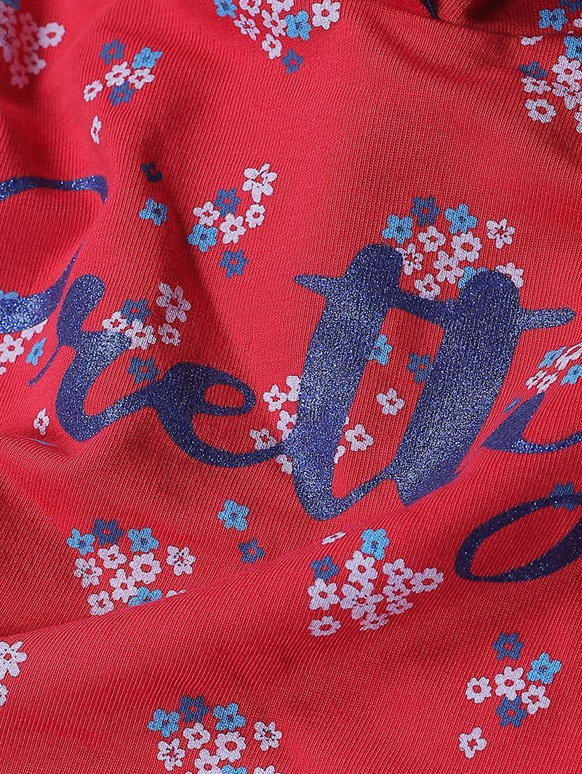 girls printed long sleeve sweatshirt - 22070507 - Standard Image - 2
