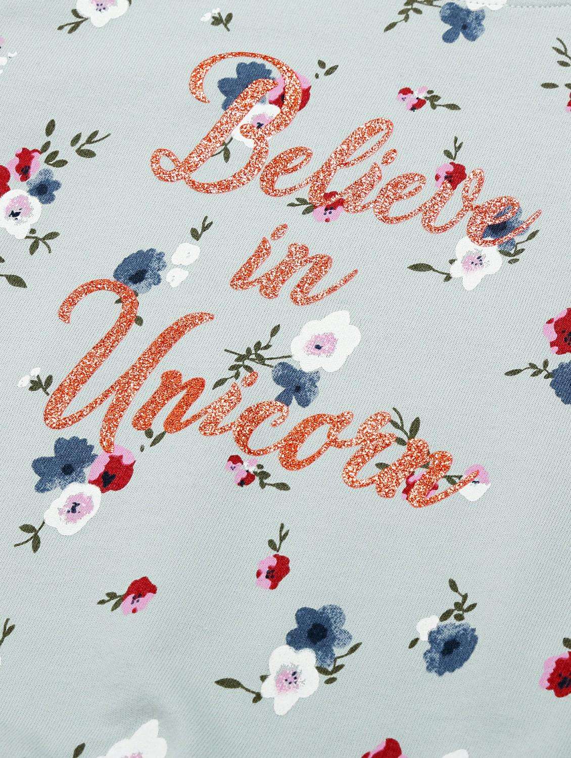 girls printed long sleeve sweatshirt - 22070528 -  Standard Image - 2