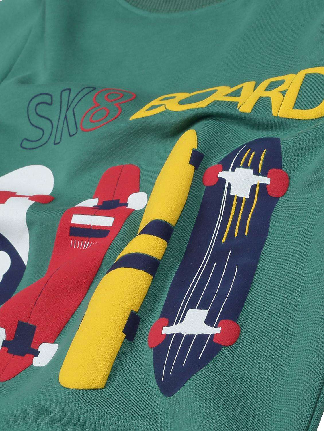 boys printed long sleeve sweatshirt - 22070538 -  Standard Image - 2