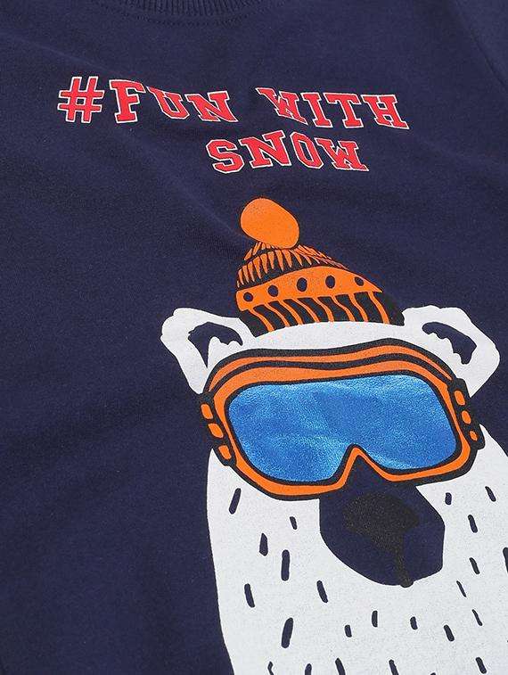 boys printed long sleeve sweatshirt - 22070542 -  Standard Image - 2