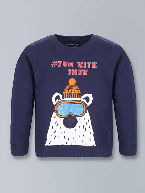 boys printed long sleeve sweatshirt - 22070543 - Standard Image - 0
