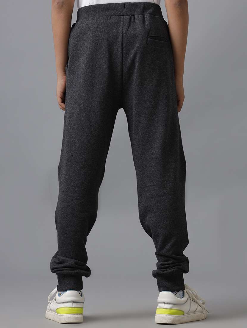 boys solid mid rise relaxed fit jogger - 22070665 -  Standard Image - 2