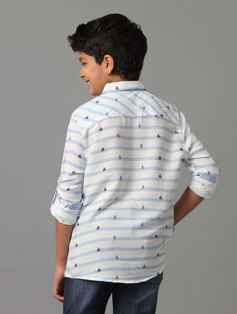 boy collared long sleeve regular fit shirt - 22070745 -  Standard Image - 2
