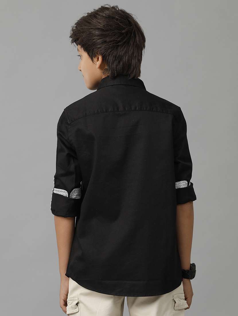 boy collared long sleeve regular fit shirt - 22070753 -  Standard Image - 2