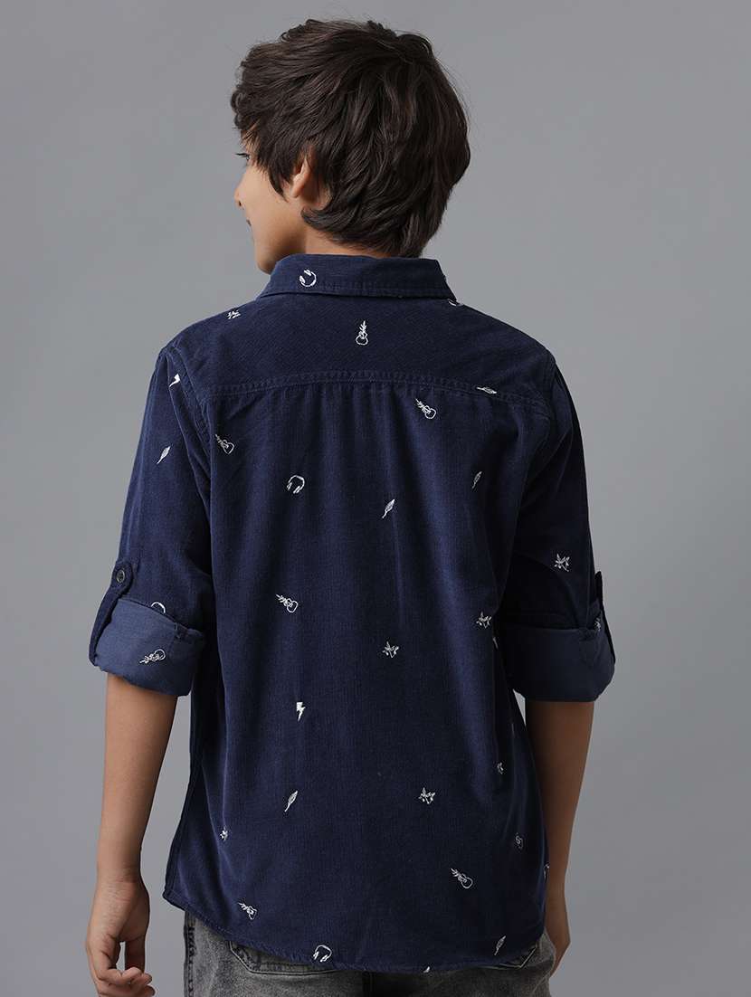 boy collared long sleeve regular fit shirt - 22070756 -  Standard Image - 2