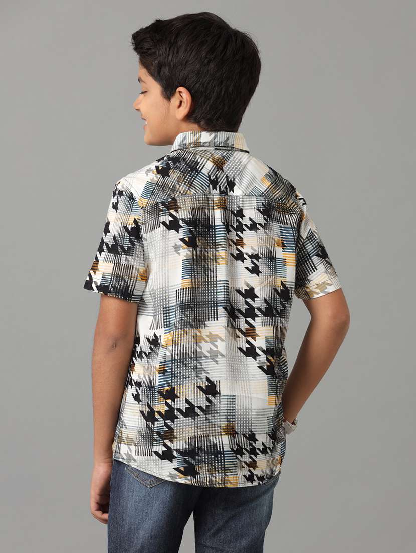 boy collared short sleeve regular fit shirt - 22070761 -  Standard Image - 2