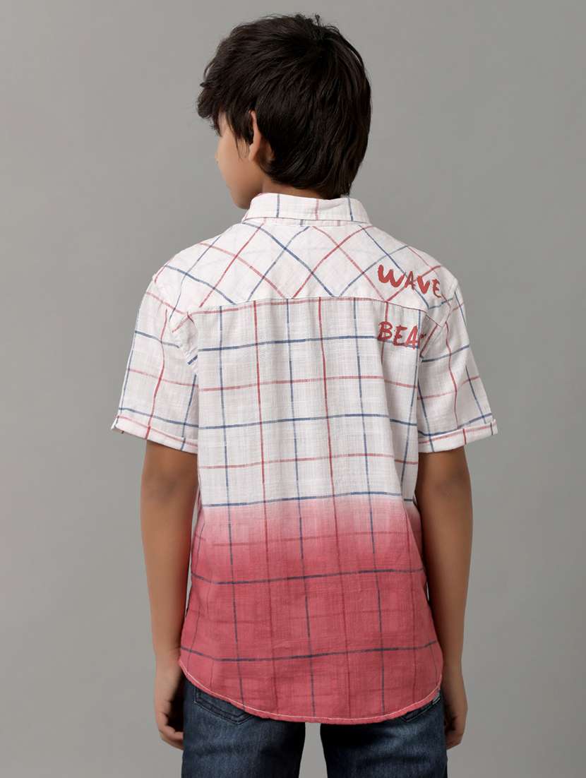 boys collared short sleeve regular fit shirt - 22070793 - Standard Image - 2
