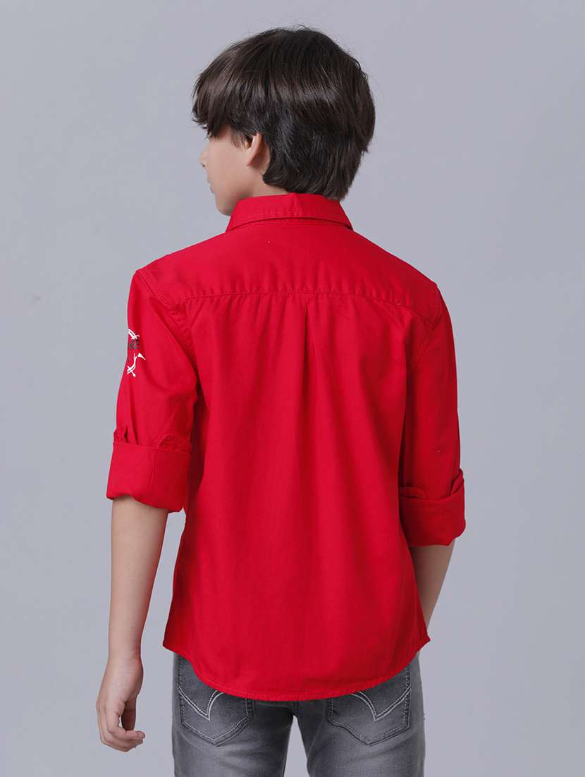 boys collared short sleeve regular fit shirt - 22070795 -  Standard Image - 2