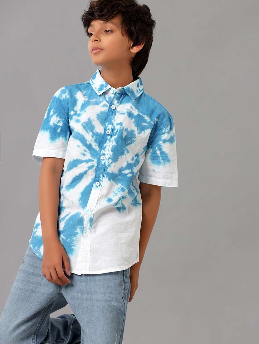 navy blue cotton shirt - 22070799 -  Standard Image - 2