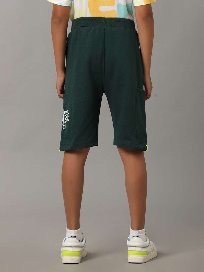 boys solid mid rise regular fit shorts  - 22070873 -  Standard Image - 2