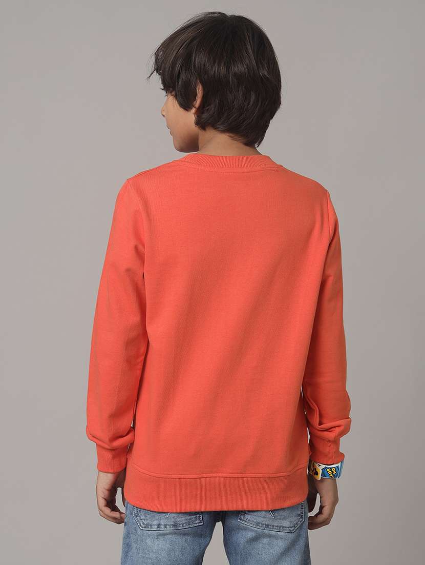 boys front print long sleeve sweatshirt - 22070892 - Standard Image - 2