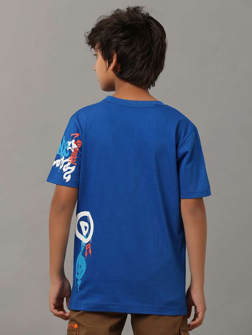boys printed short sleeve regular fit t-shirt - 22070936 -  Standard Image - 2